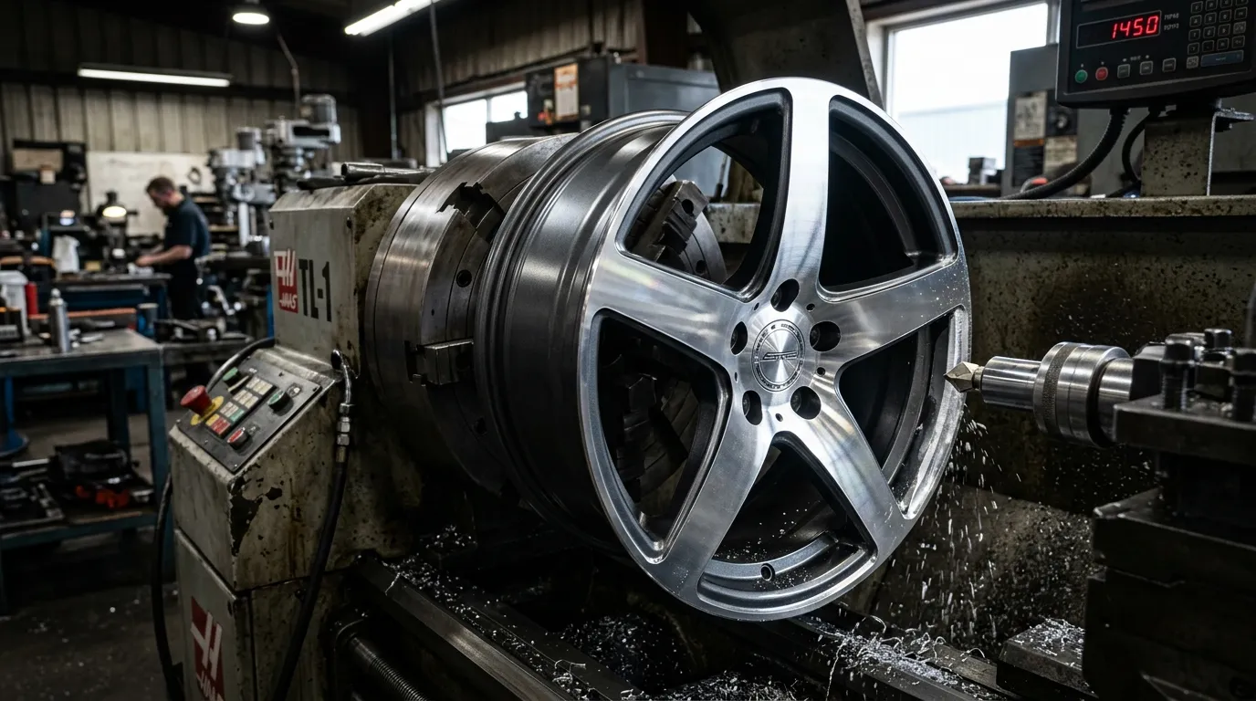 Diamond cut alloy wheel with machined polished face — a popular choice for Prestwick premium vehicles